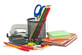 Office stationery, paper, pens, toner cartridges, all office supplies