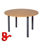 Good Quality Used 1200mm Round Beech Meeting Table