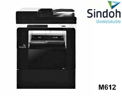 Sindoh M612 High End A4 All-in-one B&W MFP - colour touchscreen LCD, 47ppm Sindoh M612 - The A4 MFP with a one of a kind A3 Solution